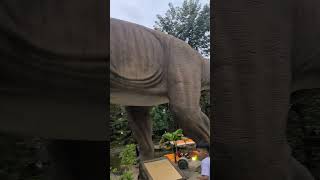 Argentinosaurus and TRex  Dinosaur Park Cambodia [upl. by Camel]