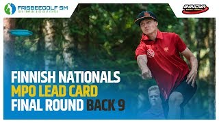 Finnish Nationals 2018 MPO Final Round Lead Card Back 9 [upl. by Ailehc646]