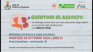 GENITORI IN ASCOLTO  Preadolescenza e adolescenza [upl. by Bloomer]