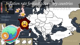 Inflation rate forecast 2024 every countries [upl. by Haines978]