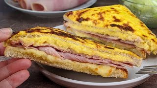 Recette du CroqueMonsieur  facile et rapide [upl. by Airdnna531]