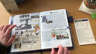 Flip Through of my Journal  Hobonichi Cousin 2024  Introduction to my channel [upl. by Phaidra]