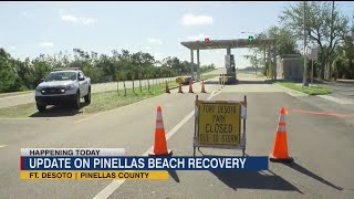 Park manager shows catastrophic damage to Ft DeSoto Park details recovery efforts [upl. by Agnola319]