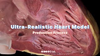 How We Made This 3D UltraRealistic Heart Medical Visualization [upl. by Anitsihc]