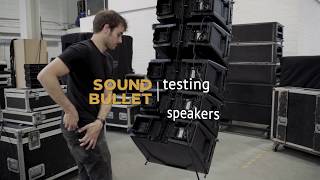 Verifying a line array system with the Sound Bullet [upl. by Hiltan]