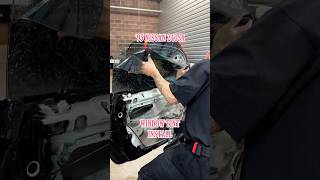 WINDOW TINT INSTALL IN LESS THAN 30 SECONDS  ‘95 240SX windowtint [upl. by Brottman]