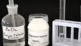 Test for a sulfate [upl. by Heyes]