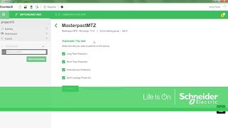 Automatic Trip Curve Test for Masterpact MTZ breakers through Ecoreach [upl. by Amil858]