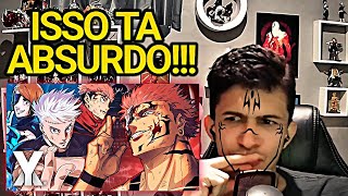 Sukuna Vs Feiticeiros Ciclo Amaldiçoado Jujutsu Kaisen Prod Sobral  REACT [upl. by O'Carroll]