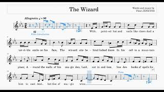 The Wizard Jenkyns  C Minor  96 bpm  SingAlong [upl. by Gaddi]