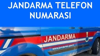 Jandarma Telefon Numarası [upl. by Gebhardt]