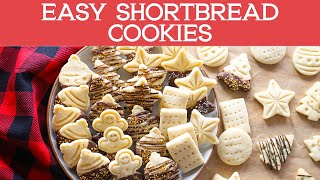 Shortbread Cookies  ONLY 5 INGREDIENTS [upl. by Viddah]