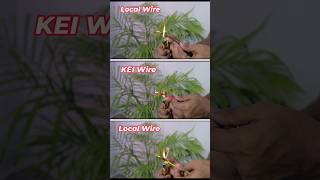 Branded Wire VS Local Wire⁉️ experiment [upl. by Karr]