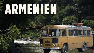 Überraschungsbaustellen Ladas und russische Oldtimer Busse Armenien mit dem Camper [upl. by Seadon208]