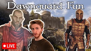 Skyrim 100 Livestream  Dawnguard Fun [upl. by Libbey]