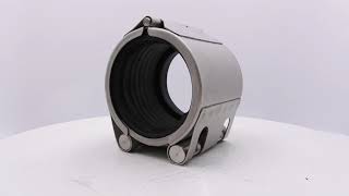 SUS304 HDPE To Steel Pipe Coupling Stainless Steel Water Pipe Clamps Repair [upl. by Anavas]