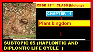 HAPLONTIC AND DIPLONTIC LIFE CYCLE class 11thPLANT LIFE CYCLES AND ALTERNATION OF GENERATIONS [upl. by Naivad]