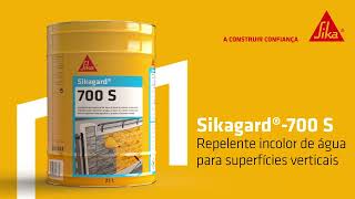 Sikagard 700 S® Repelente de água [upl. by Fagaly]