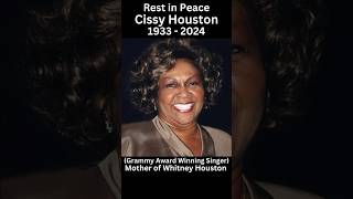 Rest in Peace Cissy Houston 19332024 whitneyhouston music [upl. by Ellehcin]