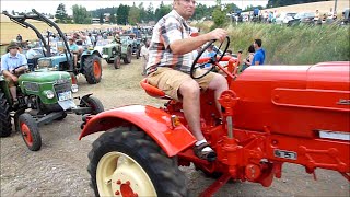 BulldogTreffen Traktoren u Oldtimer Ausfahrt beim Seefest in Semerskirchen Historic Tractor Show [upl. by Ecinahs]