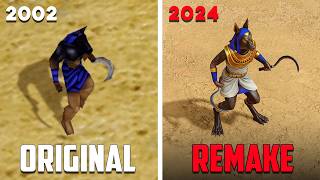 Old vs New Egyptian Units Isis  Age of Mythology Retold [upl. by Mauricio]