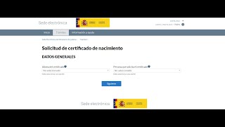 Cómo solicitar el CERTIFICADO DE NACIMIENTO Español GRATIS y ONLINE para Ley de Nietos 2023 [upl. by Kaehpos21]