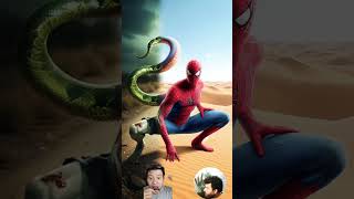 🔥🔥evolutions of spiderman🔥🔥spiderman avengers marvel disney shorts shortvideo [upl. by Arlin519]