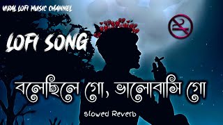 বলেছিলে গোভালোবাসি গো। Bolechile go bhalobasi go lofi song। বলবোনা গো আর কোনো new song । [upl. by Nelav732]