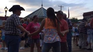 Key square dancing at Folk Festival in Glenville FUN [upl. by Magnus]