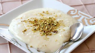 Shir Berenj Rice Pudding  Vegexplore  shir berenj recipe video [upl. by Ehsrop]