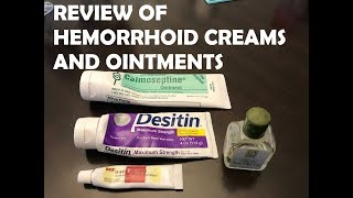 REVIEW OF hemorrhoid ointments and creams [upl. by Sialac]