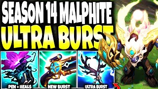 I created our New ULTRA BURST MALPHITE SEASON 14 BUILD and One Shot everyone [upl. by Nylsirhc]