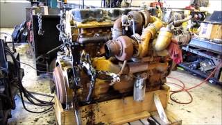 2006 Cat C15 Acert Diesel Engine Running [upl. by Jerrine]