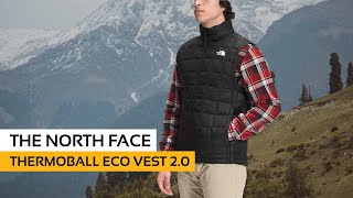 Análise Colete The North Face THERMOBALL Eco Vest 20 [upl. by Nosrak265]