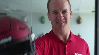 Peyton Manning Discusses Riddells PrecisionFit Helmet [upl. by Morly]