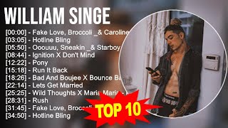 William Singe 2023 MIX  TOP 10 BEST SONGS [upl. by Eluk]