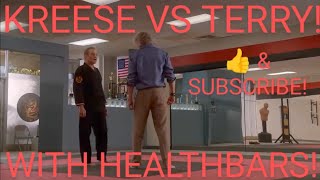 Kreese VS Terry Mini Fight With HealthBars  Cobra Kai S4E3 quotThen Learn Flyquot 2021 [upl. by Capello]