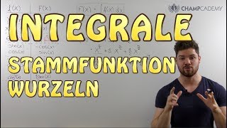 Integralrechnung Stammfunktion Wurzeln [upl. by Atiekan]