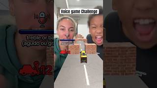 Mom and Son Voice game Challenge shorts family challenge [upl. by Leemaj694]