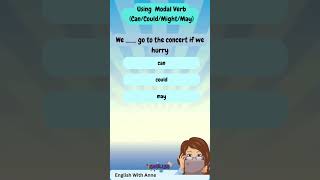 Using Modal Verb CanCouldMightMay Learning English With Anne shorts english study [upl. by Ignacius610]