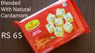 Haldirams Soan Papdi Review in Hindi [upl. by Dde]