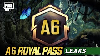 🔥A6 ROYAL PASS  1 TO 100 RP REWARDS  ACE 6 ROYAL PASS LEAKS  A6 ROYAL PASS PUBG MOBILEBGMI [upl. by Carnes]