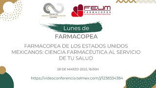 Lunes de Farmacopea 28032022 [upl. by Dorcy]