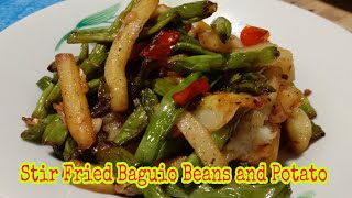 Try mo baguio beans at patatas lang may masarap ka ng UlamGreen Beans with Potato [upl. by Mchenry]