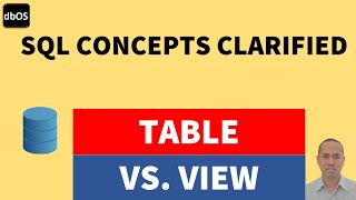 Table vs View in SQL  Table and View in SQL [upl. by Lucky]