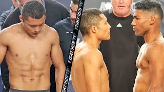 ISAAC PITBULL MISSES WEIGHT FOR YURIORKIS GAMBOA FIGHT  FULL CRUZ VS GAMBOA WEIGH IN [upl. by Peednus649]