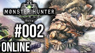 Barroth mit Großschwert 🏹 Monster Hunter World Beta Online 002 [upl. by Ihc]