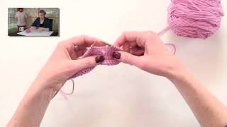 Knitting Help  Correcting a Dropped Stitch [upl. by Rramel]