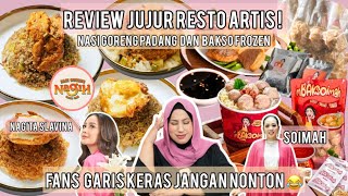 Tasyi Review Restoran Artis NASI GORENG NAGITA SLAVINA amp BAKSO MILIK SOIMAH [upl. by Ovatsug]