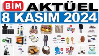 BİM 8 KASIM 2024 KATALOĞU ✅ BİM MARKET CUMA ✅ AKTÜEL ÜRÜNLER  RESMİ KATALOG [upl. by Whalen]